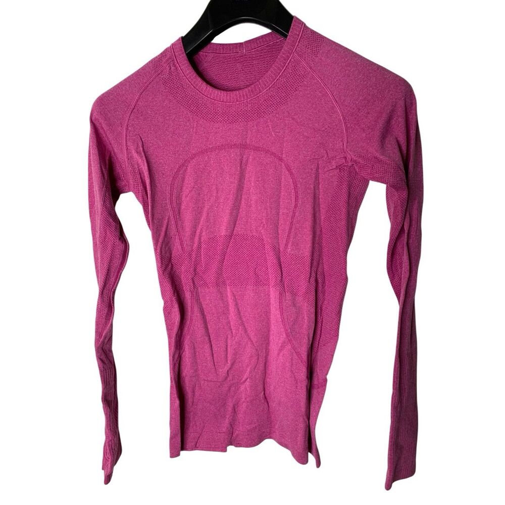Lululemon Swiftly Tech long sleeve tee pink women's size 6